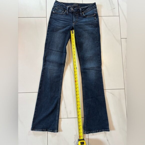 Silver Tuesday slim Bootcut dark wash Jeans 25x31 - Picture 7 of 7